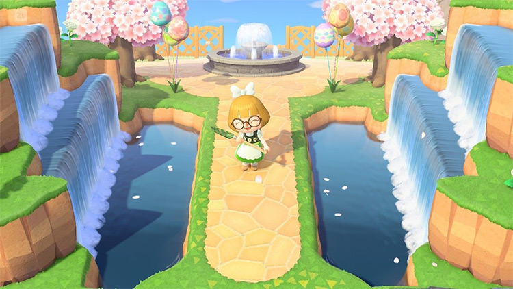 25 Waterfall Design Ideas For Animal Crossing  New Horizons Inspiration   FandomSpot - 55