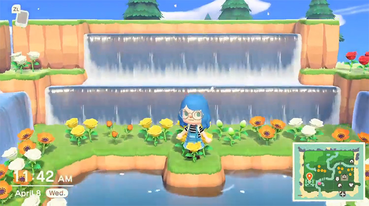 25 Waterfall Design Ideas For Animal Crossing  New Horizons Inspiration   FandomSpot - 78