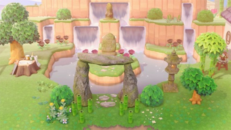 25 Waterfall Design Ideas For Animal Crossing  New Horizons Inspiration   FandomSpot - 57