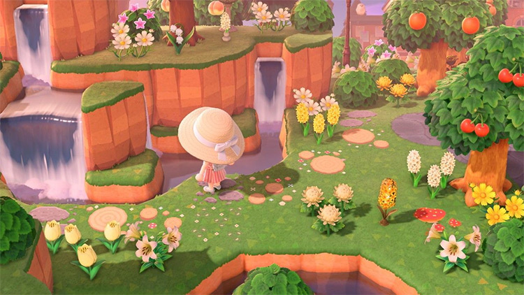 25 Waterfall Design Ideas For Animal Crossing  New Horizons Inspiration   FandomSpot - 33