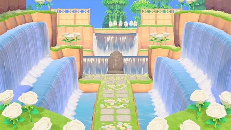 25 Waterfall Design Ideas For Animal Crossing  New Horizons Inspiration   FandomSpot - 88