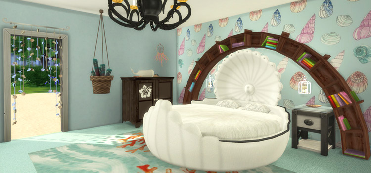 Sims Round Bed Cc Mods All Free Fandomspot