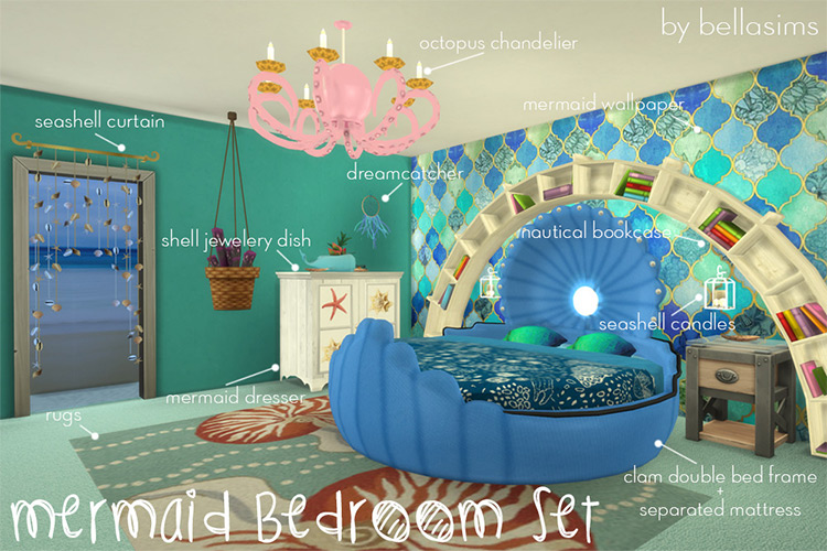 Sims 4 Round Bed CC   Mods  All Free    FandomSpot - 72