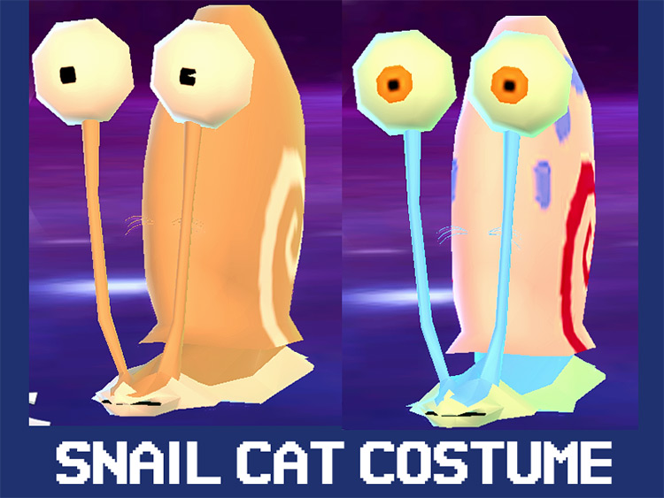 Gary the Snail Cat Costume TS4 CC