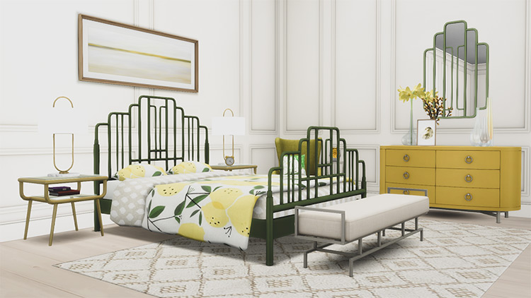 Ophelia Bedroom Suite Sims 4 CC