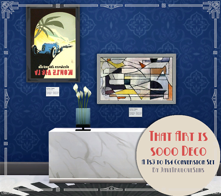 Sims 4 Art Deco CC  Furniture  Home D cor   More   FandomSpot - 33