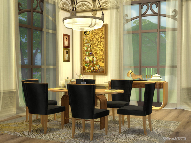 Art Deco Dining for Sims 4