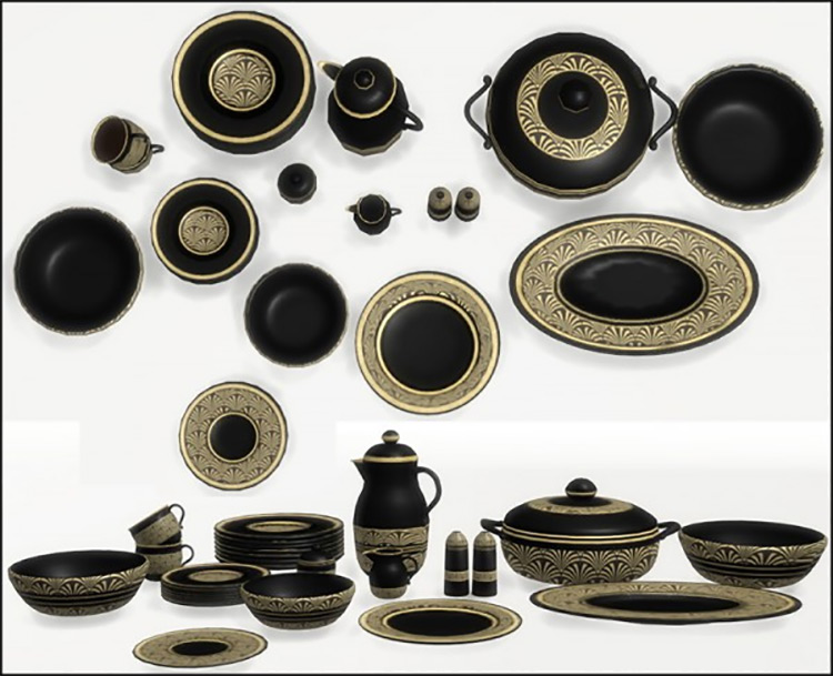 Art Deco Dinnerware TS4 CC