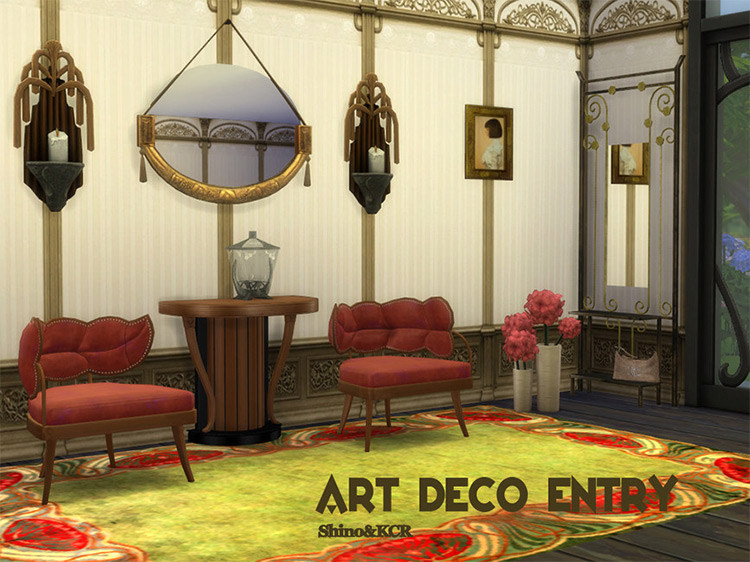 Art Deco Entry Sims 4 CC