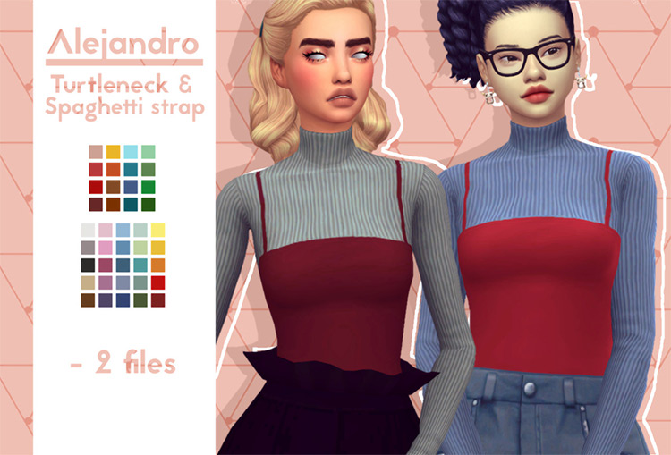 Best Sims 4 Turtleneck CC   Mods  Guys and Girls    FandomSpot - 38