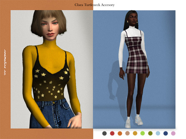 Best Sims 4 Turtleneck CC   Mods  Guys and Girls    FandomSpot - 91