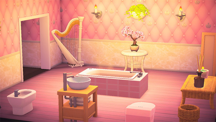 Royal Bathroom Themed Design - ACNH