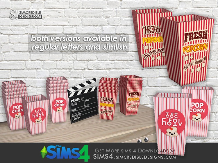 Sims 4 CC For a Home Cinema   Movie Theater   FandomSpot - 6