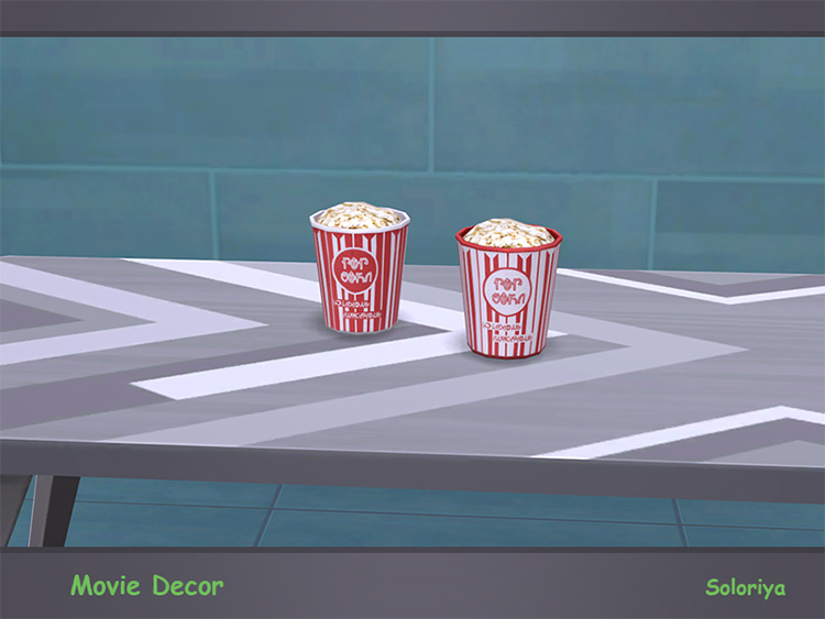 Sims 4 CC For a Home Cinema   Movie Theater   FandomSpot - 59