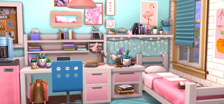 The Sims 4: Best College Dorm & University CC – FandomSpot