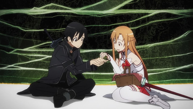 Sword Art Online anime preview screen