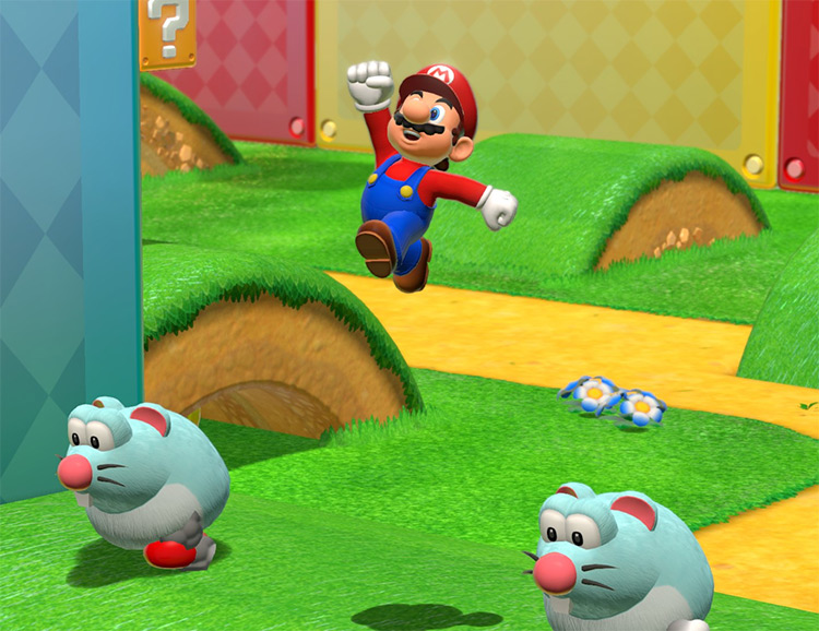 Mario in Super Mario 3D Switch