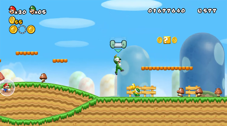 Luigi in-game screenshot