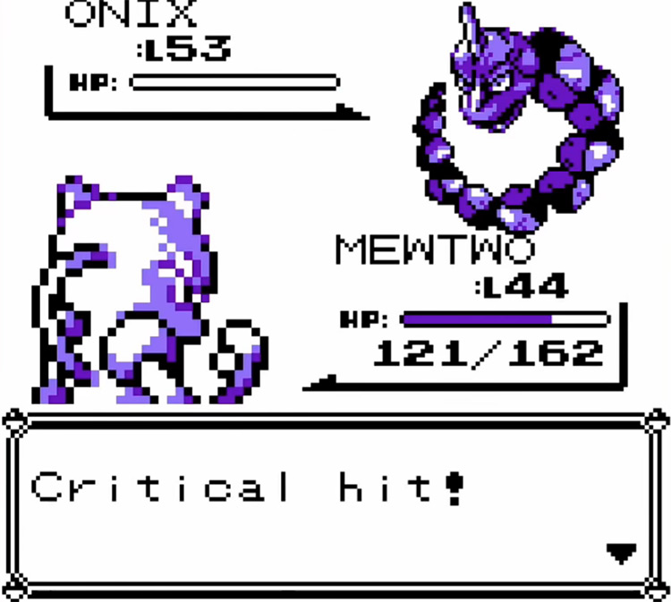 Mewtwo in Pokémon Red & Blue