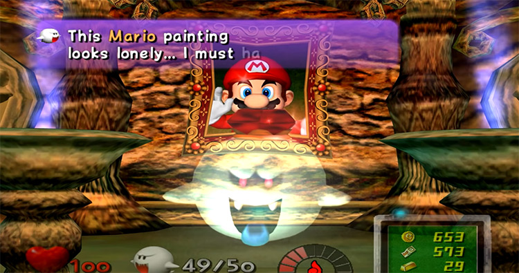 King Boo Luigi’s Mansion game screenshot