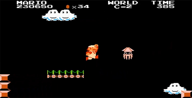 Bloopers Nintendo Character in Super Mario