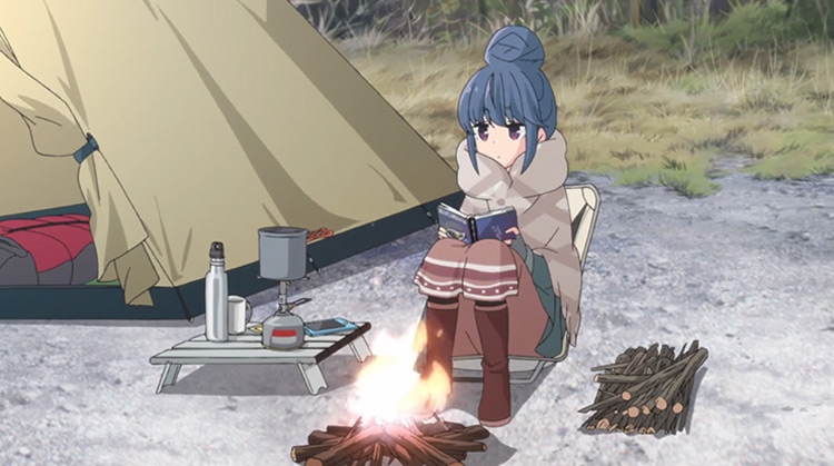 Yuru Camp anime screenshot