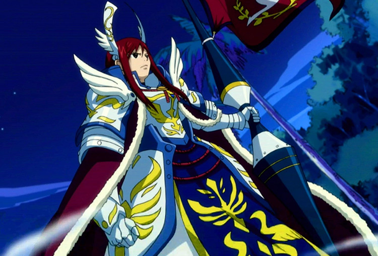 Lexica - Beautiful girl in armor. Ideal figure. Beautiful face. red head.  Golden armor. In full growth. Anime. Long legs. High Details. 8k. Dramatic  ...