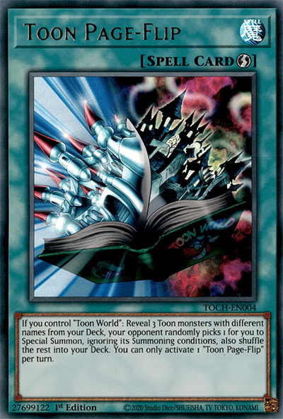 Toon Page-Flip YGO Card
