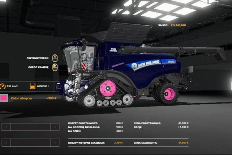 New Holland CR1090 Colors Pack - FS19