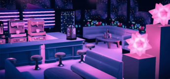 Pink Spaceship Lounge Interior Design - ACNH Idea
