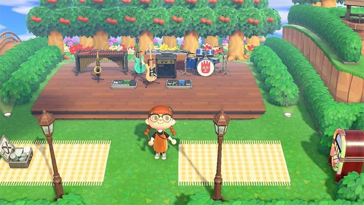 Outdoor Concert Venue Area - ACNH