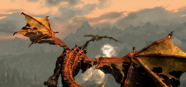Burning Skies Dragon Transformation Mod - Skyrim Preview