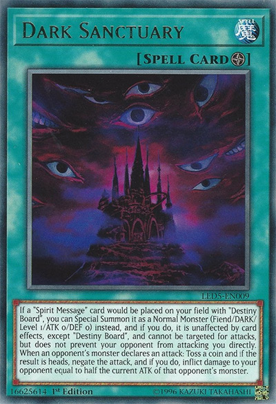 Dark Sanctuary Yu-Gi-Oh! Card