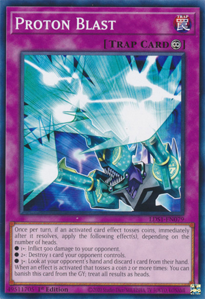 Proton Blast Yu-Gi-Oh! Card