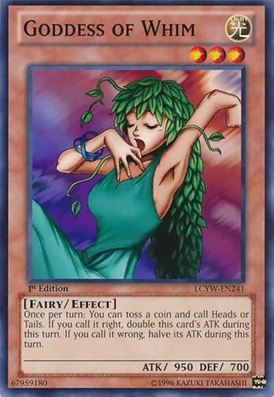 Goddess of Whim Yu-Gi-Oh! Card