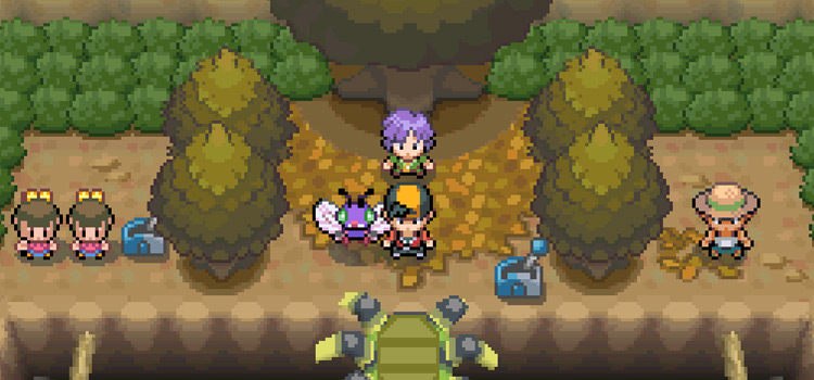 Butterfree Follower in Azalea Gym (Pokémon HeartGold)