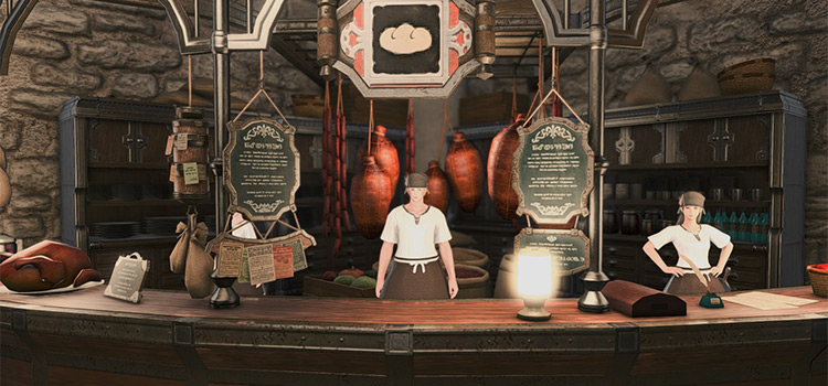 Culinarian's Guild Close-up Screenshot (FFXIV)