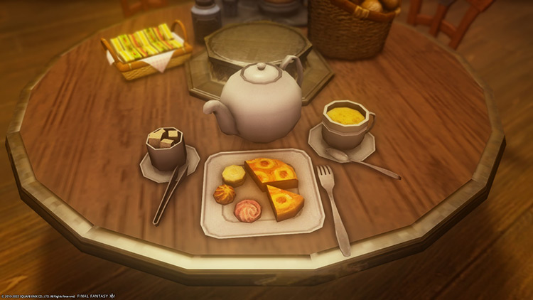Afternoon Tea Set screenshot / FFXIV