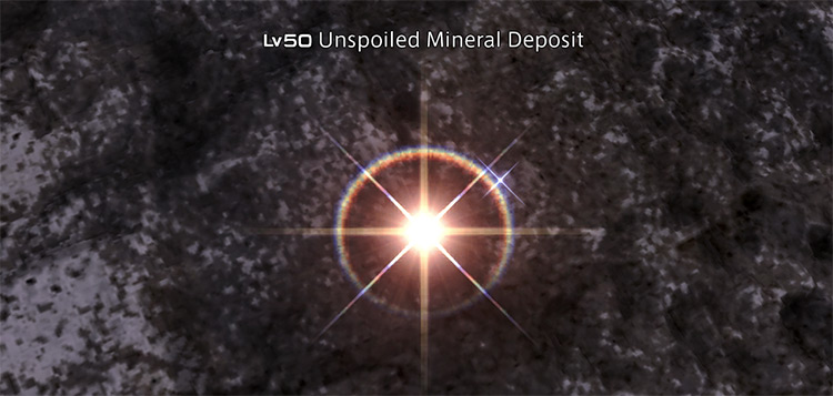 Lv50 Unspoiled Mineral Deposit / FFXIV