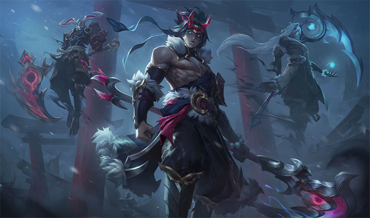 Snow Moon Kayn Skin Splash Image from League of Legends