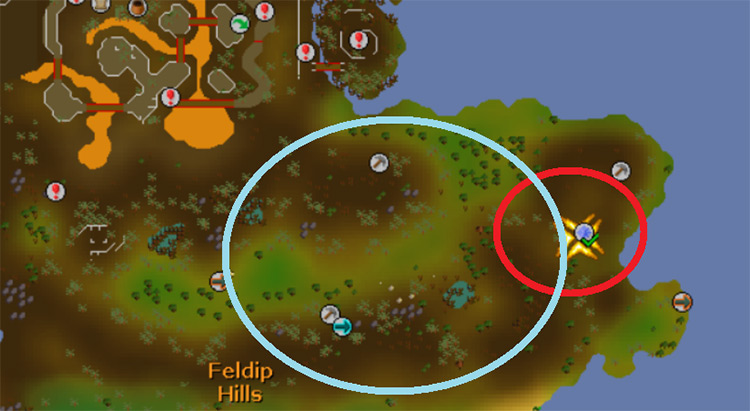 Item Locations on the Map / OSRS