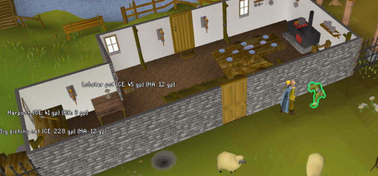 Entrance to the Fishing Guild (OSRS)