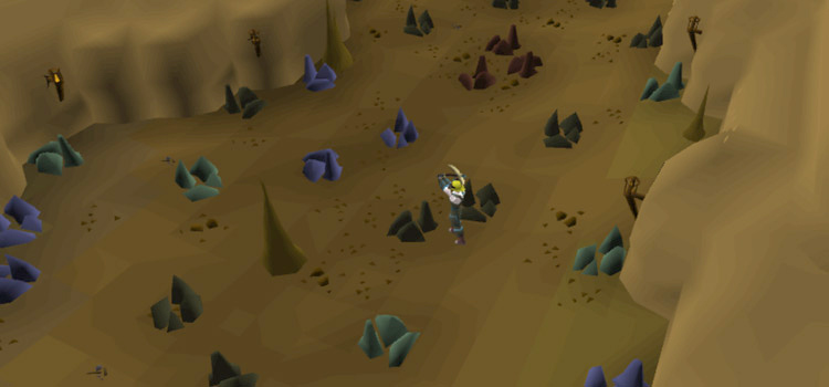 Inside the Mining Guild in Old School RuneScape