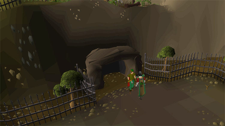 Entrance to the Ent Dungeon / OSRS