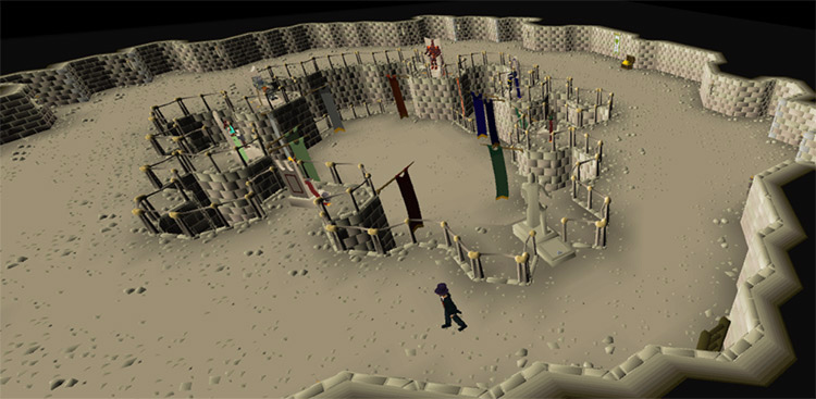 Basement and Hall of Champions Guild / OSRS