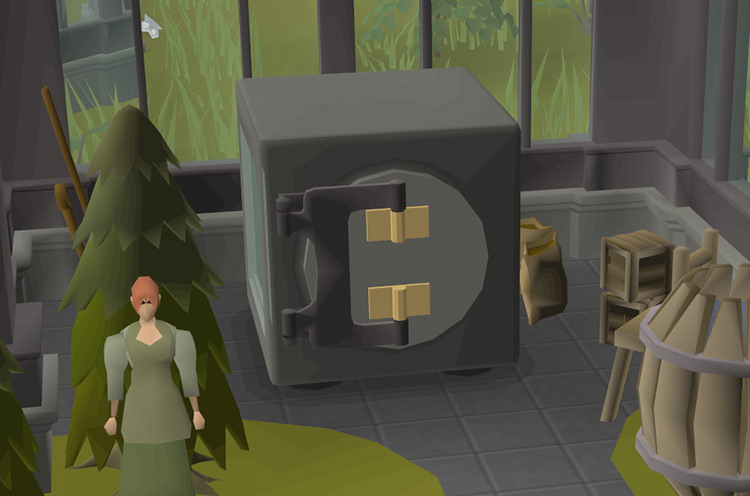 The seed vault in the Farming Guild (closeup) / OSRS