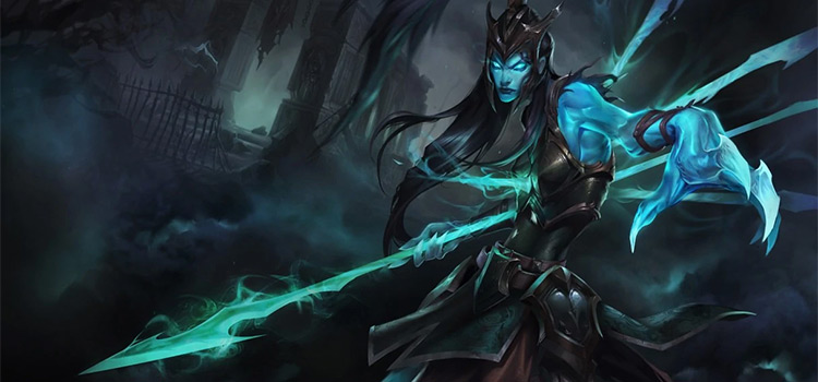 Original Kalista Splash Art in LoL