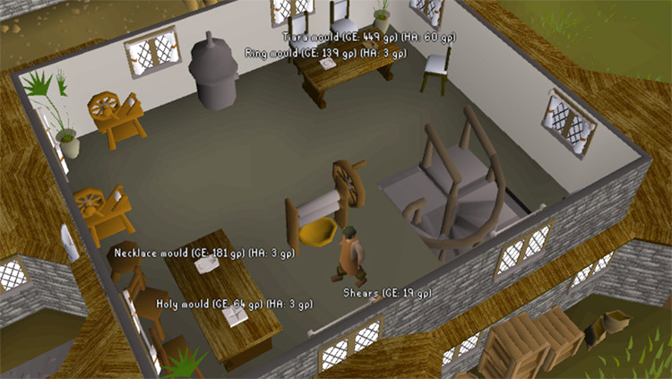 Second floor of the Guild / OSRS