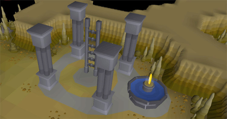 Fountain of Uhld screenshot in Myths Guild / OSRS