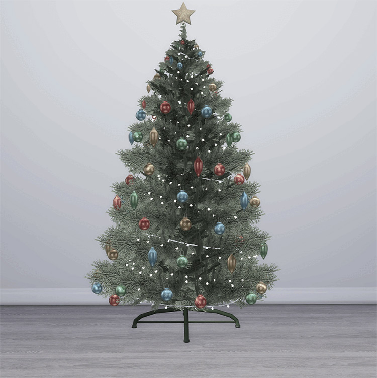 Custom Christmas Tree by PlatinumLuxeSims / TS4 CC